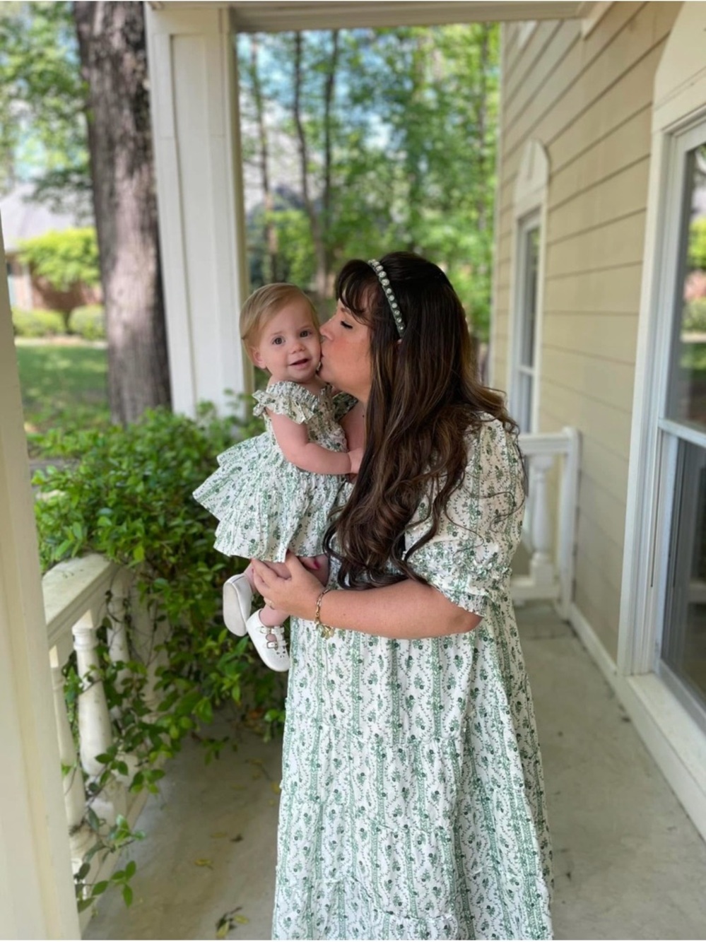 Hill House Home Nesli Green Vine Midi Dress ~ Extra Large